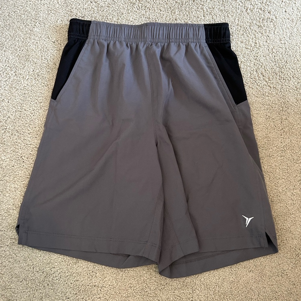 Old Navy Kid’s Charcoal and Black Athletic Shorts